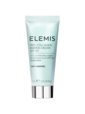 NWOB ELEMIS Pro Collagen Anti Aging Marine Cream SPF 30 Travel Size 15mL